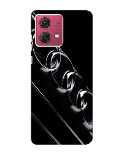Чехол для Motorola MOTO G84 с картинкой «Audi — абстрактные кольца»