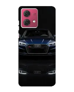 Чехол для Motorola MOTO G84 с картинкой «Audi — ночное отражение»