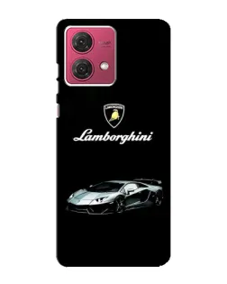 Чехол для Motorola MOTO G84 с картинкой «Логотип Lamborghini классика»