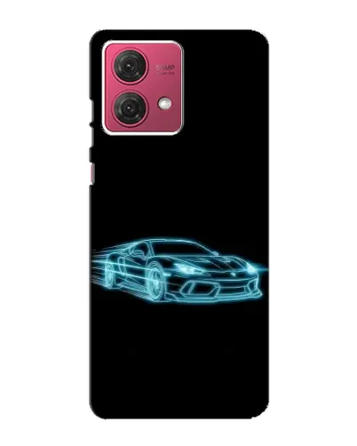 Чехол для Motorola MOTO G84 с картинкой «Неоновый контур Lamborghini» Чехол для Motorola MOTO G84 с картинкой «Неоновый контур Lamborghini»