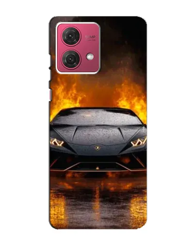 Чехол для Motorola MOTO G84 с картинкой «Lamborghini в огне» Чехол для Motorola MOTO G84 с картинкой «Lamborghini в огне»