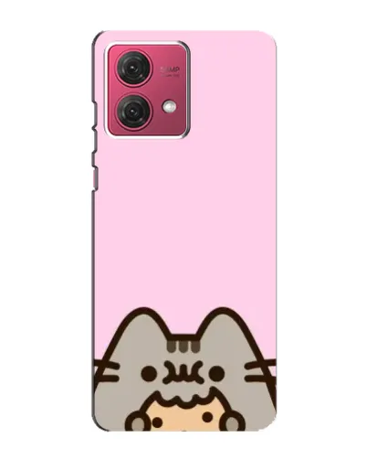 Чехол для Motorola MOTO G84 с картинкой «Pusheen и печенье» Чехол для Motorola MOTO G84 с картинкой «Pusheen и печенье»