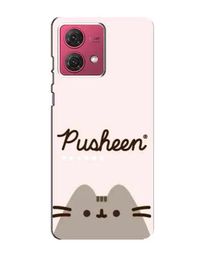 Чехол для Motorola MOTO G84 с картинкой «Pusheen логотип» Чехол для Motorola MOTO G84 с картинкой «Pusheen логотип»