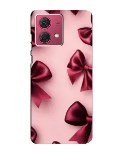 Чехол для Motorola MOTO G84 с картинкой «Бордовый атлас»