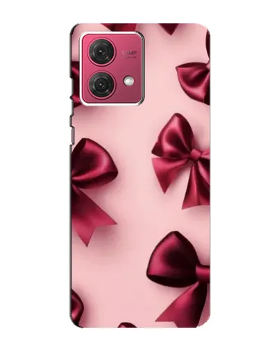 Чехол для Motorola MOTO G84 с картинкой «Бордовый атлас»