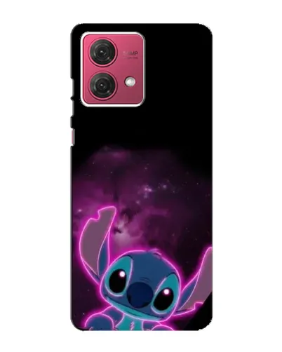 Чехол для Motorola MOTO G84 с картинкой «Неоновый Stitch»