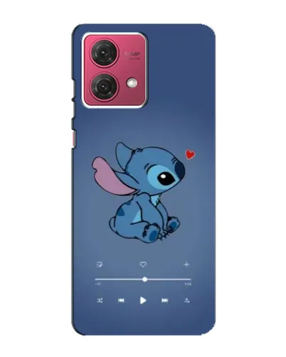 Чехол для Motorola MOTO G84 с картинкой «Музыкальный Stitch»