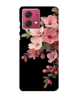 Чехол для Motorola MOTO G84 с картинкой «Розовая ветка сакуры»