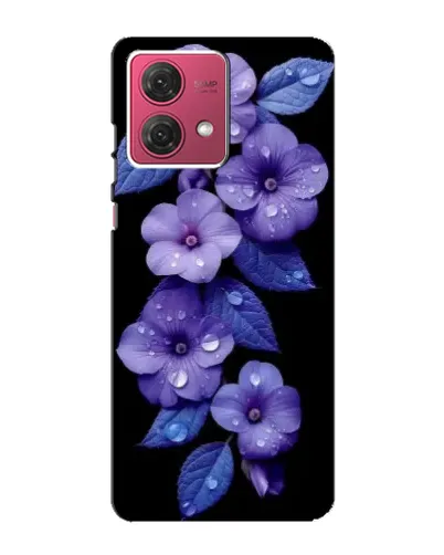 Чехол для Motorola MOTO G84 с картинкой «Фиолетовые цветы с росою» Чехол для Motorola MOTO G84 с картинкой «Фиолетовые цветы с росою»