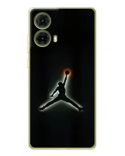 Чехол для Motorola MOTO G85 с картинкой «Jordan Gradient Logo»