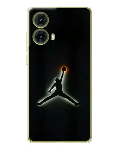 Чехол для Motorola MOTO G85 с картинкой «Jordan Gradient Logo»