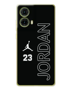 Чехол для Motorola MOTO G85 с картинкой «Jordan Vertical»
