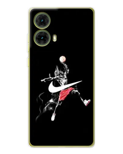 Чехол для Motorola MOTO G85 с картинкой «Jordan Jumpman»