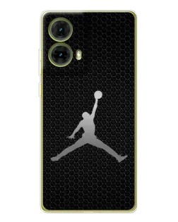 Чехол для Motorola MOTO G85 с картинкой «Jordan Dark Carbon»
