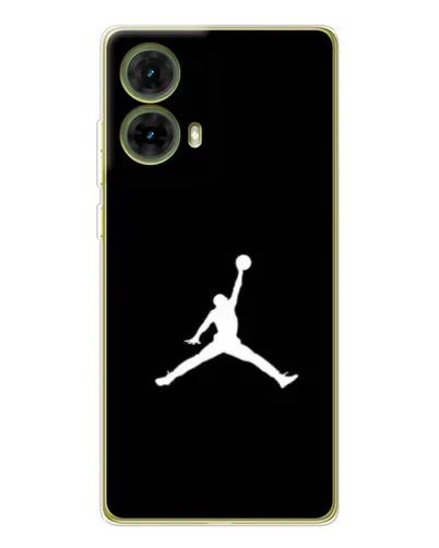 Чехол для Motorola MOTO G85 с картинкой «Jordan Silhouette»