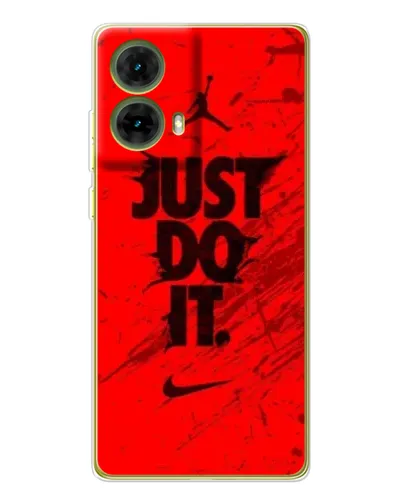 Чехол для Motorola MOTO G85 с картинкой «Nike Just Do It»
