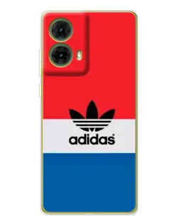 Чехол для Motorola MOTO G85 с картинкой «Ретро блоки Adidas»