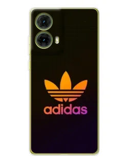 Чехол для Motorola MOTO G85 с картинкой «Градиент Adidas»