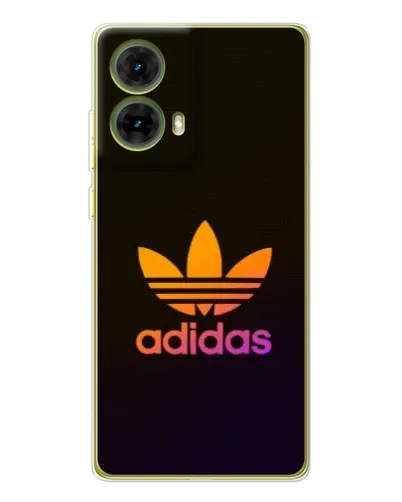 Чехол для Motorola MOTO G85 с картинкой «Градиент Adidas»