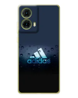 Чехол для Motorola MOTO G85 с картинкой «Adidas Water Drops»