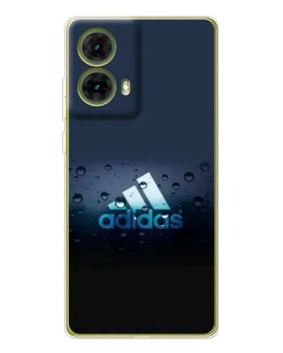 Чехол для Motorola MOTO G85 с картинкой «Adidas Water Drops»