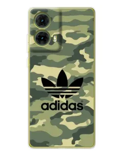 Чехол для Motorola MOTO G85 с картинкой «Милитари стиль Adidas»