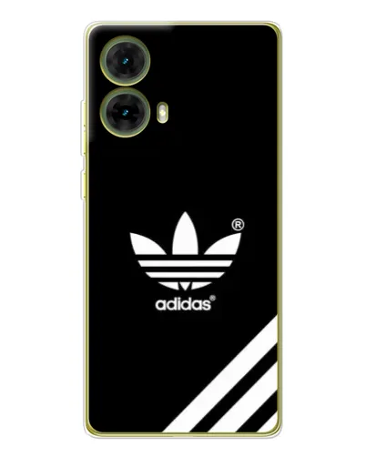 Чехол для Motorola MOTO G85 с картинкой «Adidas с диагональными полосами»