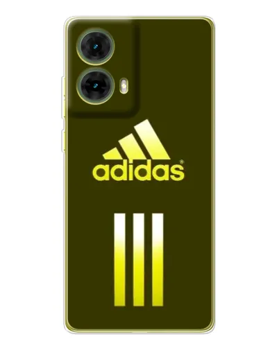 Чехол для Motorola MOTO G85 с картинкой «Оливковый градиент Adidas»