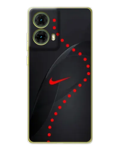 Чехол для Motorola MOTO G85 с картинкой «Абстрактный дизайн Nike»