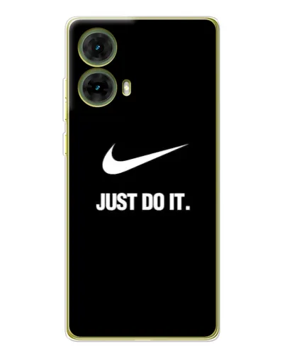 Чехол для Motorola MOTO G85 с картинкой «Классический принт Nike»