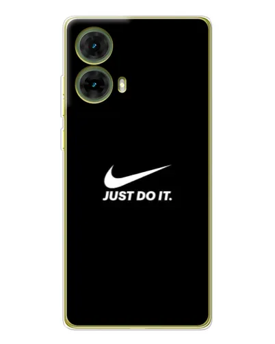Чехол для Motorola MOTO G85 с картинкой «Минимализм от Nike»