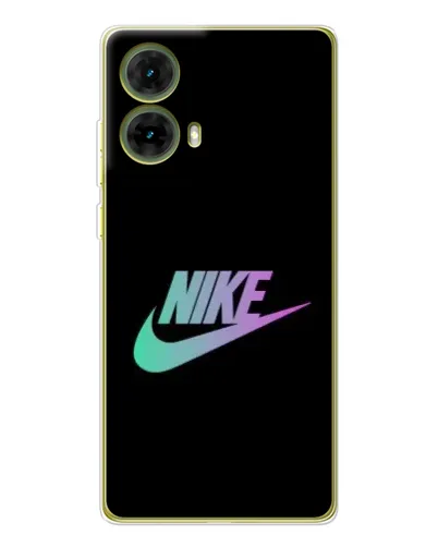 Чехол для Motorola MOTO G85 с картинкой «Nike — городская ночь»