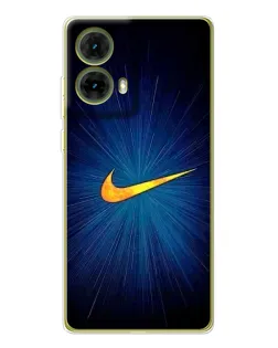 Чохол для Motorola MOTO G85 з картинкою «Синій пульс Nike»