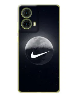 Чохол для Motorola MOTO G85 з картинкою «Nike у стилі графіті»