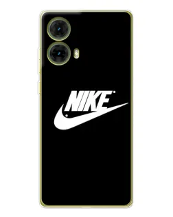 Чохол для Motorola MOTO G85 з картинкою «Мазки фарби Nike»