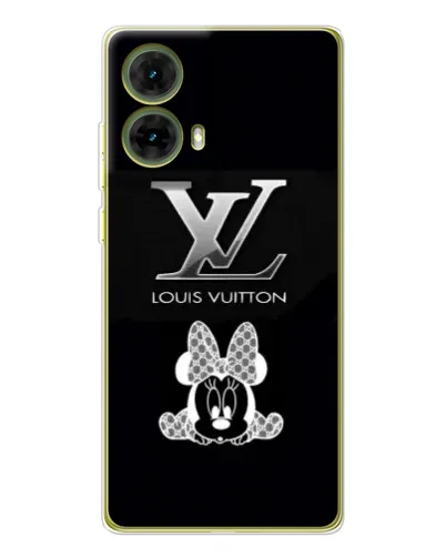 Чехол для Motorola MOTO G85 с картинкой «LV и Минни Маус»