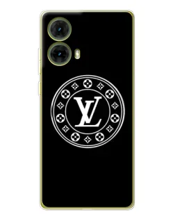 Чехол для Motorola MOTO G85 с картинкой «LV — печать стиля»