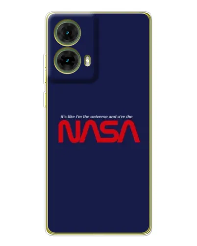 Чехол для Motorola MOTO G85 с картинкой «NASA — глубокий космос»