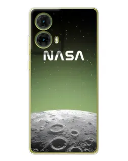 Чехол для Motorola MOTO G85 с картинкой «NASA — лунный градиент»
