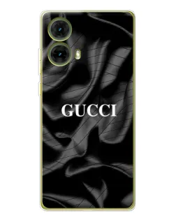 Чохол для Motorola MOTO G85 з картинкою «Gucci — шовкові хвилі» Чохол для Motorola MOTO G85 з картинкою «Gucci — шовкові хвилі»