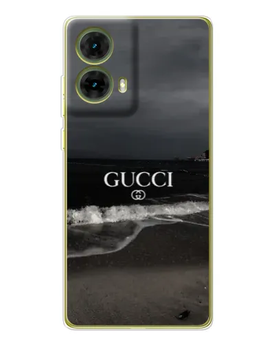 Чехол для Motorola MOTO G85 с картинкой «Gucci — морской прибой»