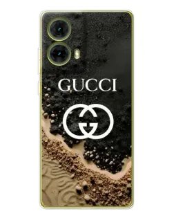 Чехол для Motorola MOTO G85 с картинкой «Gucci — песчаные дюны»