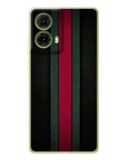 Чехол для Motorola MOTO G85 с картинкой «Gucci — неоновая линия»