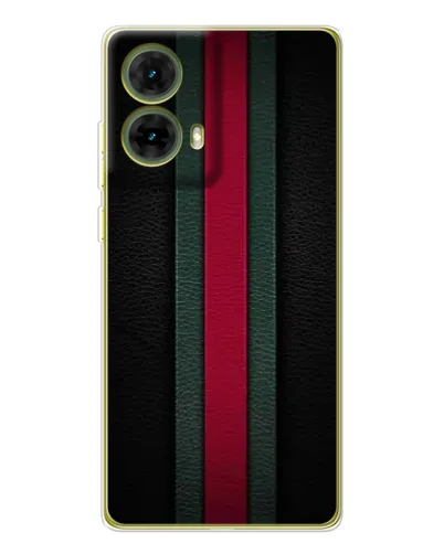 Чехол для Motorola MOTO G85 с картинкой «Gucci — неоновая линия»