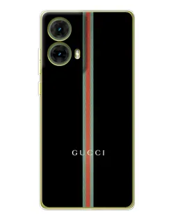 Чохол для Motorola MOTO G85 з картинкою «Gucci — строга лінія»