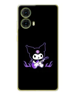 Чехол для Motorola MOTO G85 с картинкой «Электрическая Kuromi» Чехол для Motorola MOTO G85 с картинкой «Электрическая Kuromi»