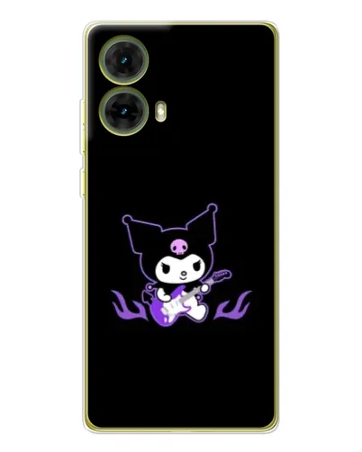 Чехол для Motorola MOTO G85 с картинкой «Электрическая Kuromi»