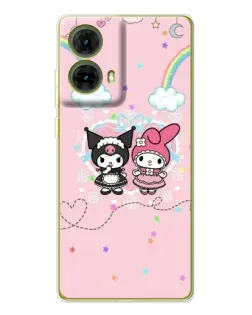 Чехол для Motorola MOTO G85 с картинкой «My Melody и Kuromi» Чехол для Motorola MOTO G85 с картинкой «My Melody и Kuromi»