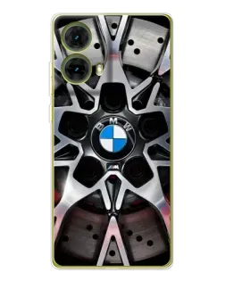 Чохол для Motorola MOTO G85 з картинкою «BMW — деталь диска» Чохол для Motorola MOTO G85 з картинкою «BMW — деталь диска»