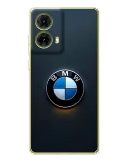 Чехол для Motorola MOTO G85 с картинкой «Логотип BMW — минимализм»